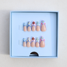 Colorful Mediterranean Porcelain Nails in packaging