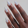 Video of dark skinned hand with Celestial Blue Aura Nails